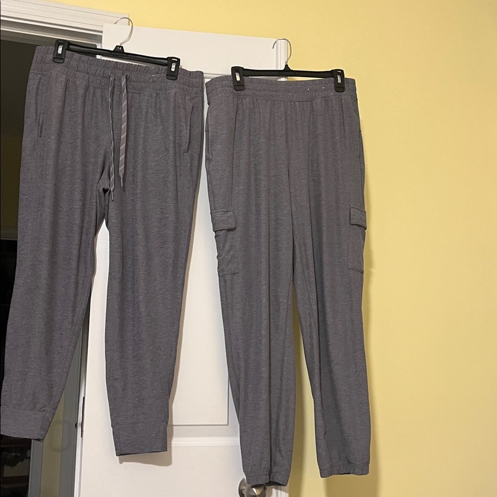 Weoman’s FLX Purple Jogger Pants and Purple Cargo Pants